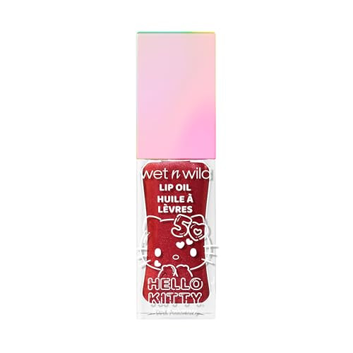 Wet N Wild Hello Kitty Glitter Lip Oil New 10 Oil Infused Formula Warm Apple Pie Lightly Scented Sparkly Bold Colors Cruelty Free And Vegan