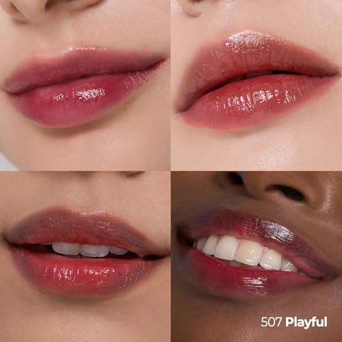Laka Popping Balloon Lip Stain 4.5G 0.15Oz Glossy Plumping Lip Tint Moisturizing Non Sticky Texture For All Day Hydration Vegan K Beauty 507