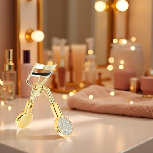 Gold Eyelash Curler Eyelash Curler Tweezers Does Not Hurt Eyelashes Long Lasting Curling Eye Makeup Cosmetic Tool