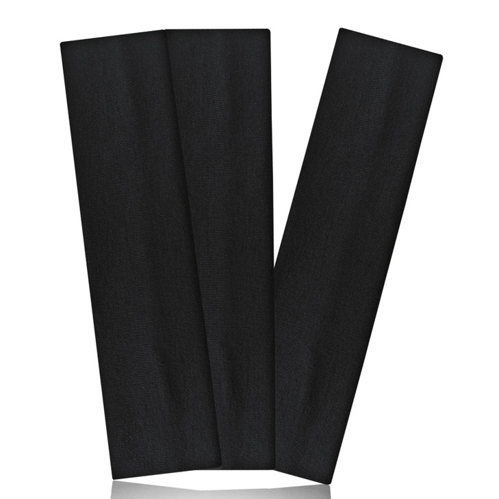 Aclovcy Black Headbands For Women Non Slip Head Bands For Women S Hair Elastic Womens Headbands Soft Cotton Cloth Fashion Headband For Daily