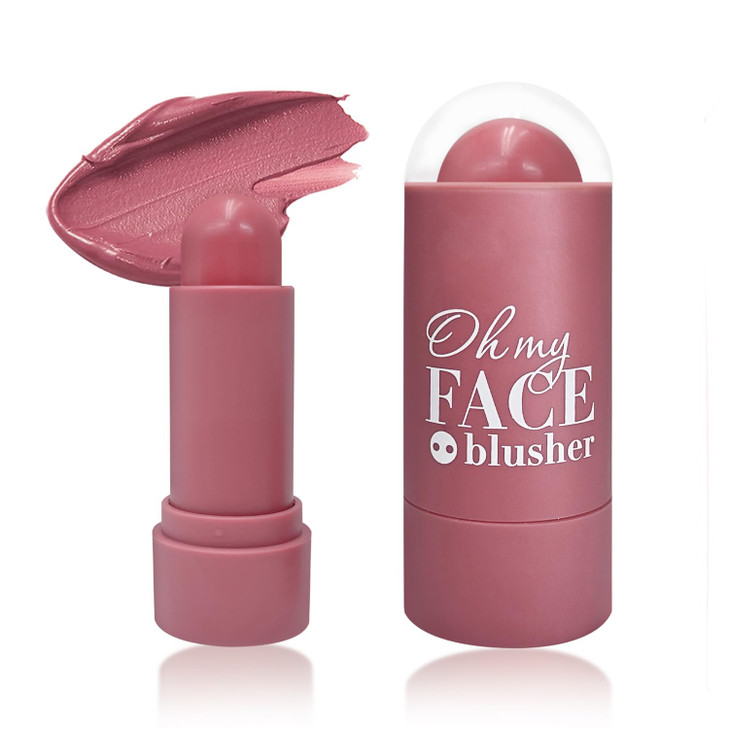 Blush Stick Multi Use Solid Matte Makeup Stick Blush Cream For Cheek Eyes And Lips Tint Moisturizing Tinted Cream Natural Blendable Cheek