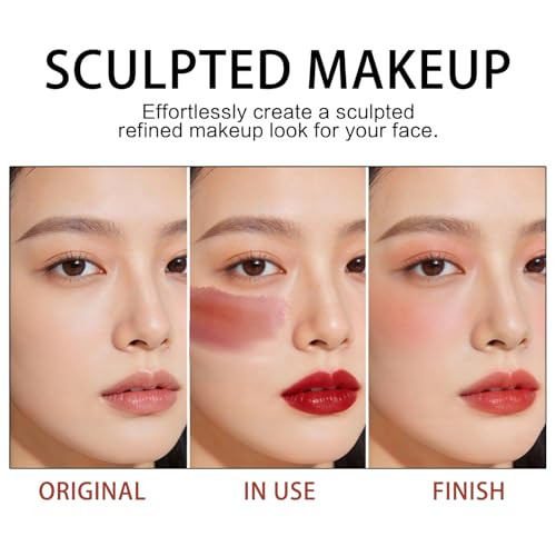 Blush Stick Multi Use Solid Matte Makeup Stick Blush Cream For Cheek Eyes And Lips Tint Moisturizing Tinted Cream Natural Blendable Cheek