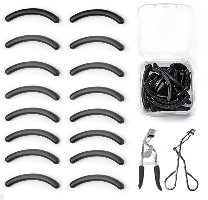 Uwste 48Pcs Eyelash Curler Refill Pads For Japonesque Eyelash Curler High Elasticity Silicone Replacement Refills Fit For Japonesque Lash
