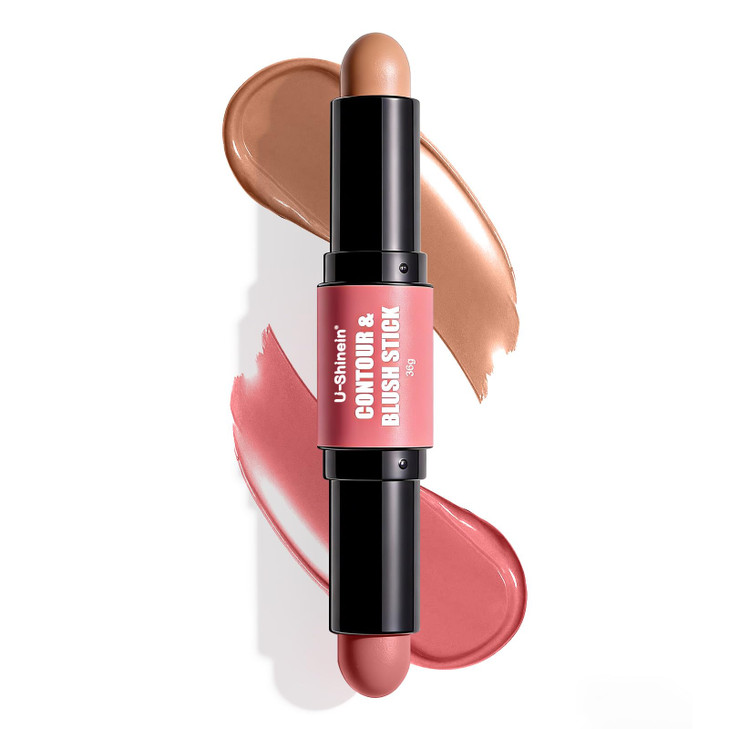 U Shinein Contour And Blush Stick 2 In 1Cheeks And Contour Stick Glow Sculpt
