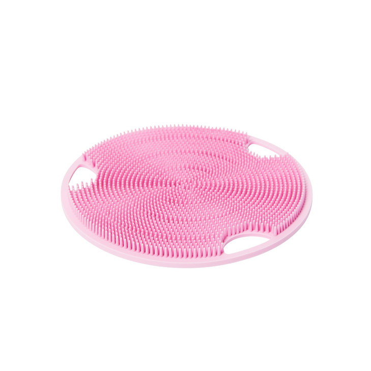 Boie Usa Flat Body Scrubber Soft Silicone Like Exfoliating Shower Scrubber And Body Cleansing Brush Stick To Wall Loofah Replacement