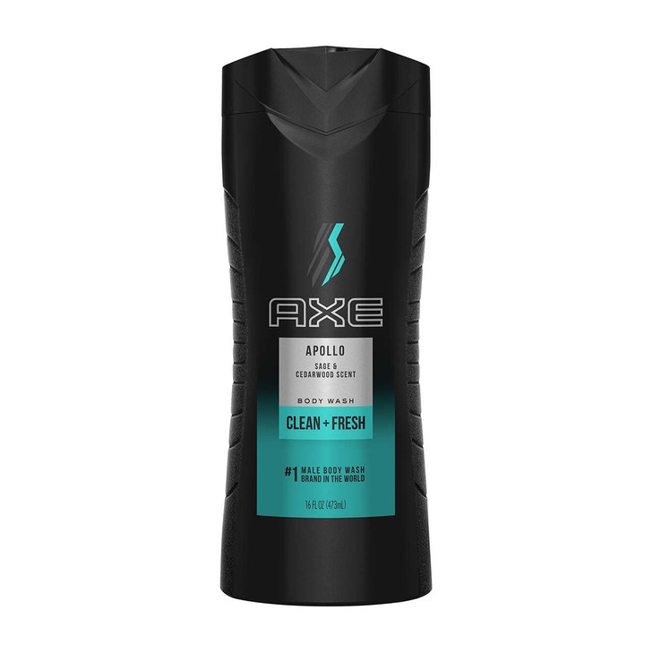 Axe Shower Gel, Apollo 16 oz (Pack of 2)