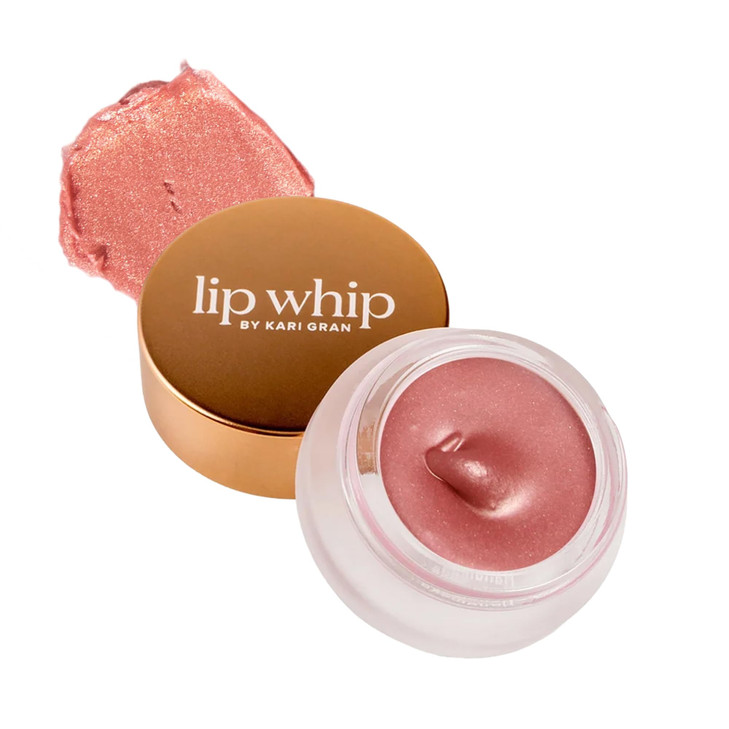 Kari Gran Peppermint Lip Balm For Dry Lips Semi Sheer Tint Blush Pink