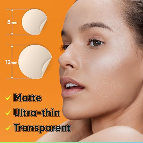 Biorica Pimple Patches For Face With Tea Tree Oil 216 Pcs. Hydrocolloid Acne Pimple Patches.