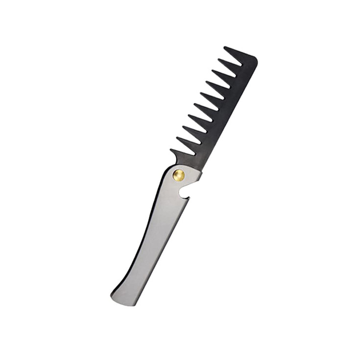 Folding Pocket Comb Wide Tooth Portable Hair Comb For Styling Mens Pocket