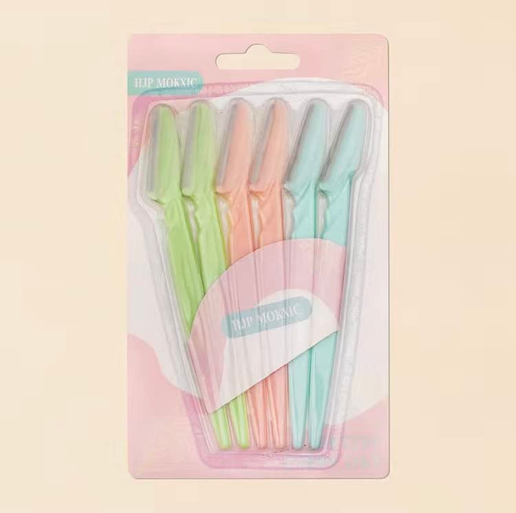 Eyebrow Razor 6 Pieces Exfoliating Multipurpose Razor Brows Face And Body