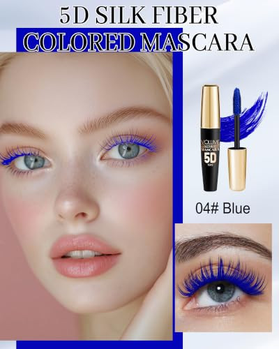 Blue Mascara Waterproof Colored Tubing Mascara Volume And Length For Women