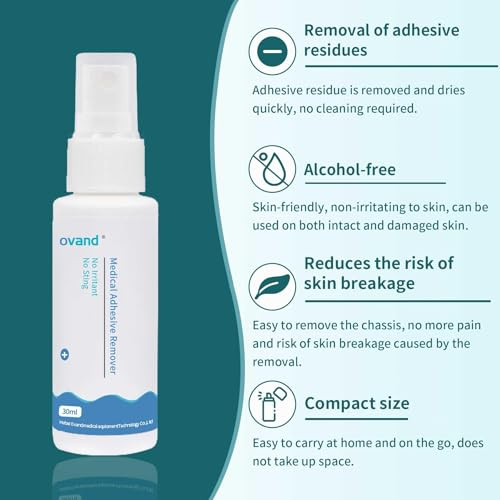 Medical Adhesive Remover Spray 1 Oz.No Sting Ostomy Adhesive Remover Spray Adhesive Remover For Skin Ostomy Mastectomy Adhesive Tape