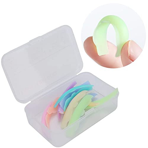 8 Pairs Professional Eyelash Perming Pad Silicone Eyelashes Curler Rods Reusable Lashes Lift Shield Tool For A Natural Eyelash Lift