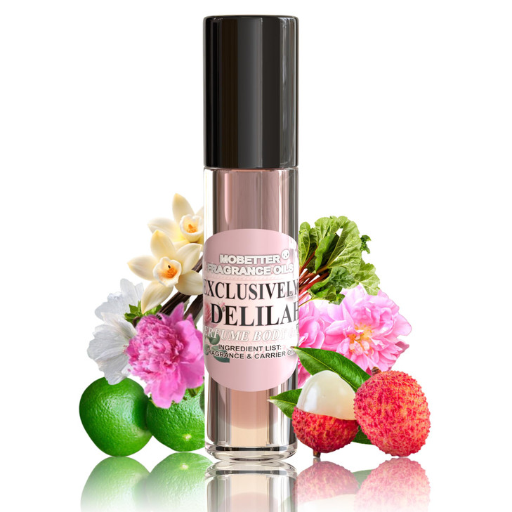Mobetter Fragrance Oils Exclusively Delilah Perfume Body Oil Litchi Pear Bergamot Grapefruit And Pink Pepper Long Lasting Travel Size