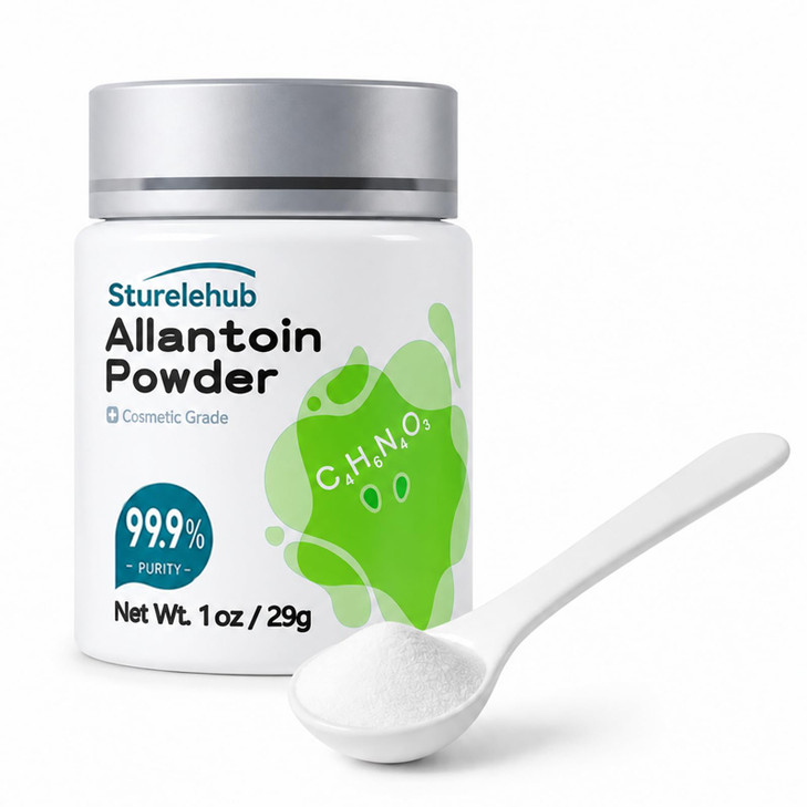 Sturelehub Allantoin Powder 1 Oz Diy Skincare Hydrate And Moisturize Skin
