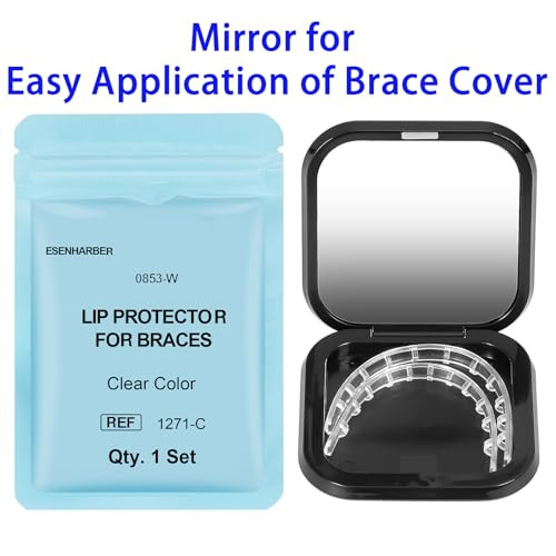 Comfort Cover For Braces Lip Protector Lip Cushion Mouth Guard Clear Teeth Shield Bumper For Brackets Aligner Dental Wax Alternative Soft