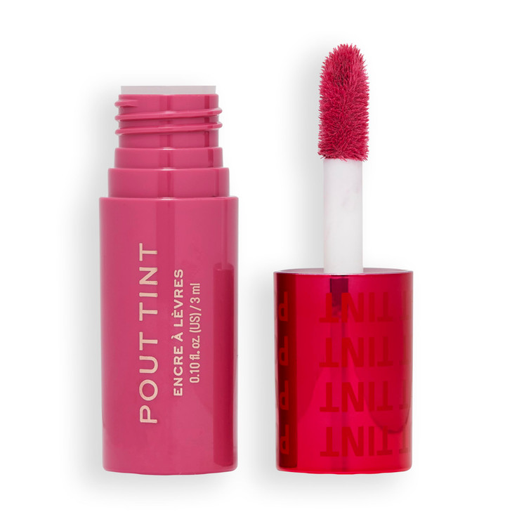 Makeup Revolution Pout Tint Lip Gloss Lightweight And Buildable Formula Gloss To Stain Finish Mad About Mauve 0.1 Fl.Oz