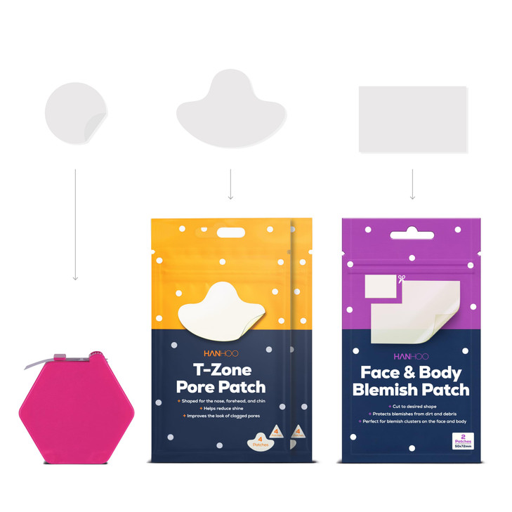 Hanhoo T Zone Pore And Face And Body Blemish Patch Bundle 126 Count