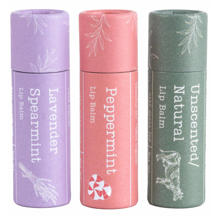 Hearth And Homestead Handmade Beef Tallow Lip Balm Collection Organic And Natural Lip Stick Moisturizer For Women And Men Ideal Gift