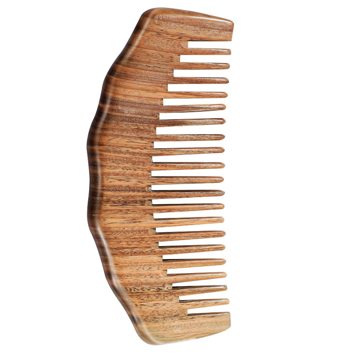 Aozuo Wooden Comb Natural Sandalwood Wide Tooth Combs Handmade Anti Static Wood Comb Wood Massage Comb Prevents Static Styling Detangling