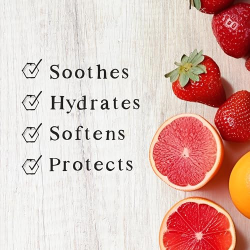 Farm And Bee Natural Lip Balm Fruity Pack Beeswax And Organic Oils 4 Pack