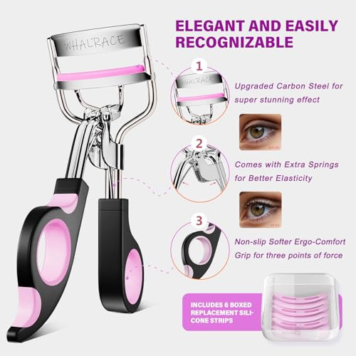Eyelash Curler With 6 Replacement Pads Creates Perfect Curls In 5 Seconds
