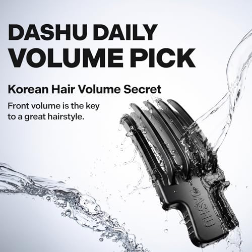Dashu Daily Volume Pick Root Lift Comb For Hair Volume Clip Volumizing Hair Styling Tool For Men And Women Heat Resistant Texture Comb For