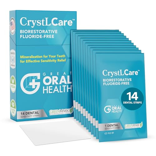 Crystlcare Tooth Sensitivity Treatment For Adults And Kids Builds Relief With Use Targeted Sensitive Teeth Dental Strips For Nano