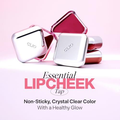 Clio Essential Lip And Cheek Tap Pocket Blush Creamy And Buildable Color Contour And Highlight Face Dewy And Natural Glow Finish Non Greasy