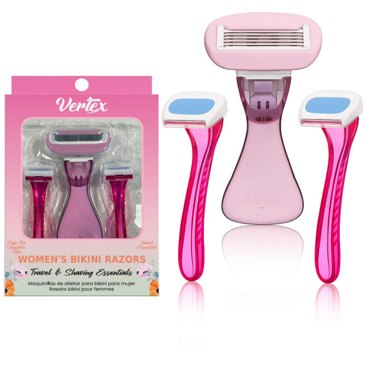 Bikini Razors Shaver For Sensitive Skin For Women Pubic Hair Lines Women S Disposable Under Arm Razors No Irritation Trimmer