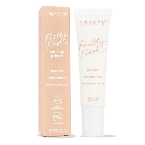 Colourpop Pretty Fresh Airbrush Makeup Primer Hydrating Gel Cream Face Primer And Pore Minimizer With Peptides Niacinamide And Hyaluronic