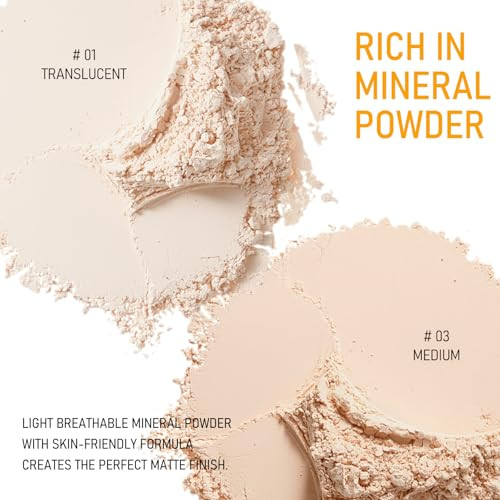 Freeorr Mineral Powder Sunscreen For Face And Scalp Spf 35 Brush On Scalp Hair Body Sunscreen Face Setting Powder Lightweight Oil Control
