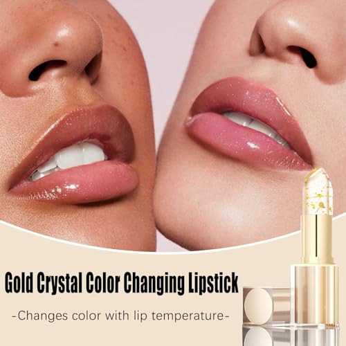 Color Changing Lipstick Clear Lipstick That Changes Color Long Lasting 24 Hours Moisturizing Glossy Shine Lip Gloss For Women