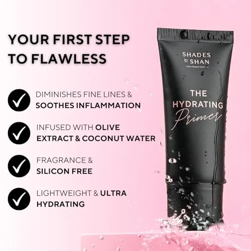 Shades By Shan The Hydrating Primer Moisturizing Makeup Base With Olive Extract And Coconut Water 1 X 1. Fl.Oz