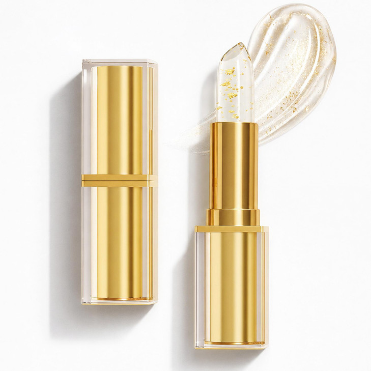 Qic Color Changing Lipstick Moisturizing Skin Adaptive Lipstick With Glossy Pink Shine For Older Women