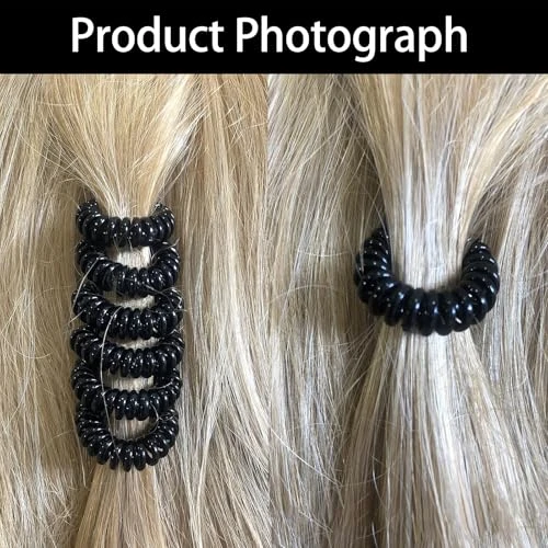8 Pcs Spiral Hair Ties Plastic Curly Ponytail Holders For Women Girls