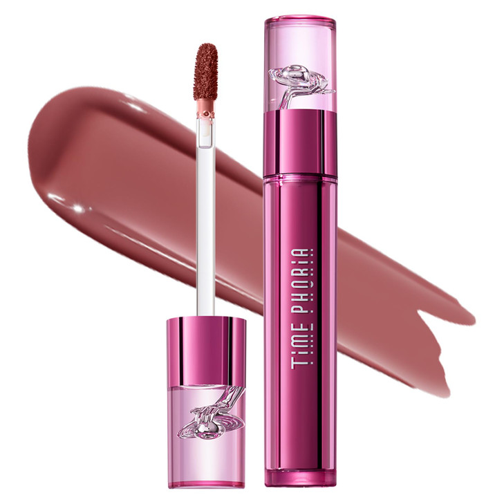 Timephoria Altera Blurring Tint Lip Stain 012 Hush Nude Pink Glossy To Soft Matte Finish Blur Lip Lines Weightless No Sticky Airy Velvet