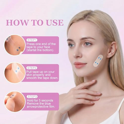 Bespace Face Tape Lifting Invisible For Wrinkles Overnight And Sagging Skin