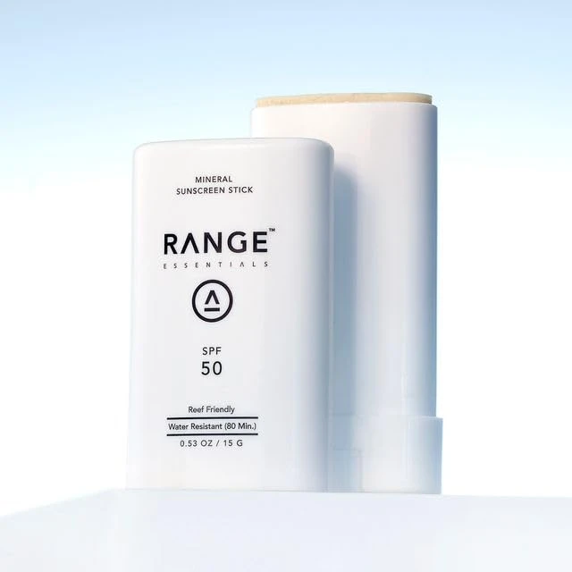 Range Essentials Mineral Sunscreen Stick Spf 50 Reef Safe Travel Size Fragrance Free Zinc Oxide Broad Spectrum Water Resistant 80 Minutes