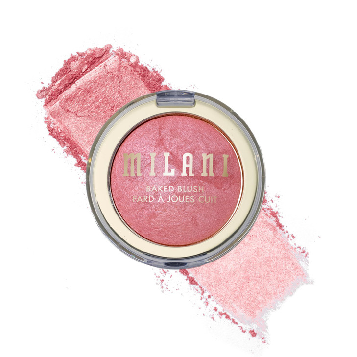 Milani Baked Blush Makeup Powder Blush For Cheeks Dolce Pink