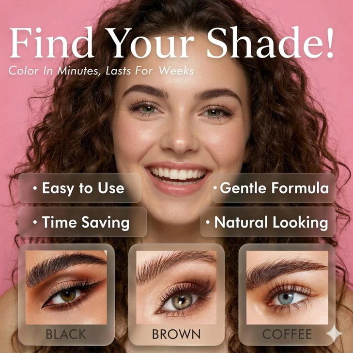 Lash Color Kit Natural Eyebrow And Eyelash Coloring Set 7Ml Black