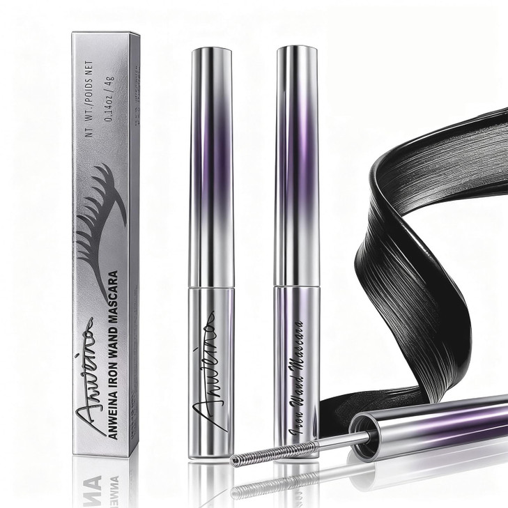 Iron Wand Mascara Metal Mascara Wand Added Fiber Black 0.28 Fl. Oz