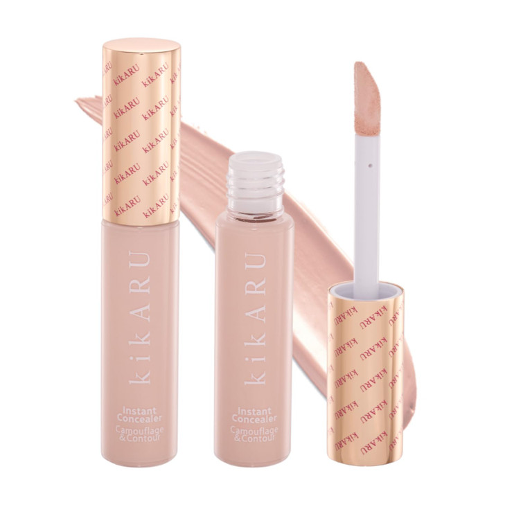 Kikaru Liquid Concealer Lightweight Reduces Appearance Of Dark Circles Covers Blemishes Brighten Skin Tone Hydrating And Long Lasting 01