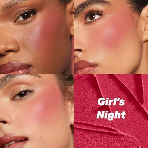Miss2M Careful Cream Blush Stick Easy Blend Balm For Cheeks Eyes And Lips With Buildable Color And Hydrating Shea Butter 01 Girl S Night