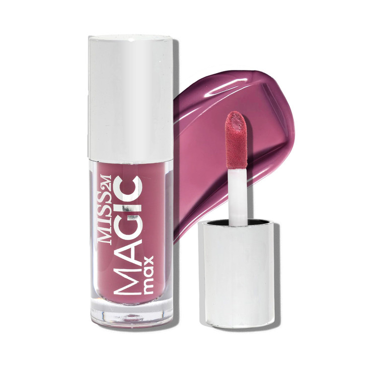 Miss2M Magic Max Dewy Liquid Blush For Cheeks With Buildable Color Blurring Satin Finish And Light Catching Glow 01 Sugar Plum 0.14 Fl Oz