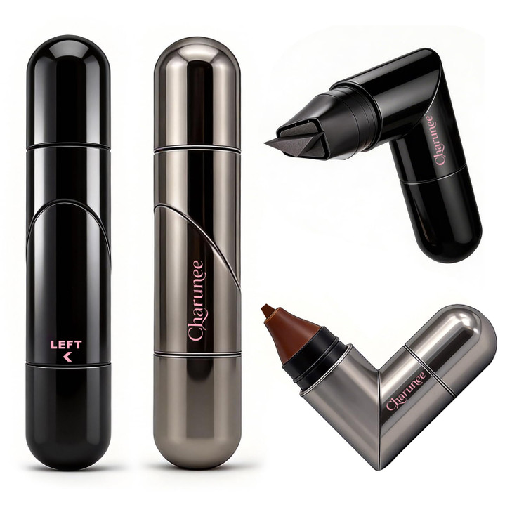 Zanshi 2 Pcs Winged Eyeliner Stamp Foldable Eye Liner Stamp Black And Brown