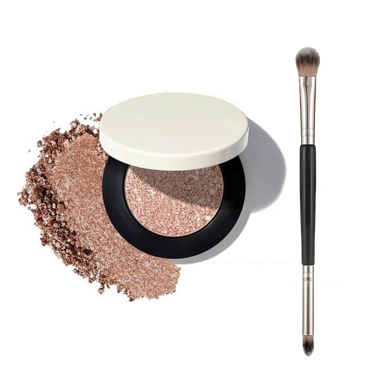 Reatiful Barvena Eyeliner And Eyeshadow Buildable Shimmering Metallic Eyeshadow Waterproof Monochrome Eyeshadows With Double Ended Beauty