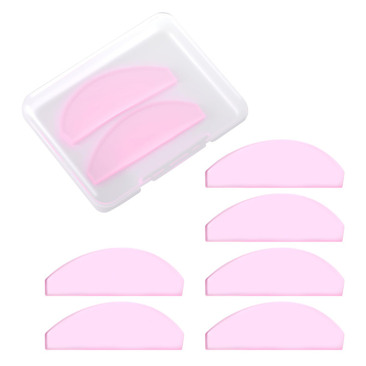 Eiodoni 4 Pairs Lash Lift Shields Flat 1Mm Thin Silicone Lash Lift Pads