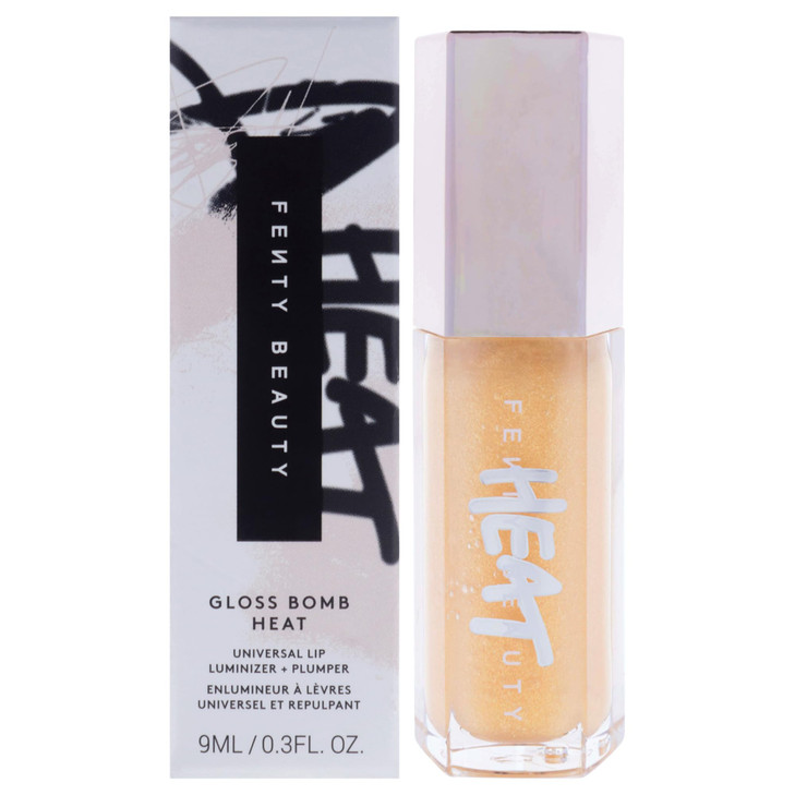 Gloss Bomb Heat Universal Lip Luminizer Plus Plumper 05 Lemon Lava By Fenty Beauty For Women 0.3 Oz Lip Gloss