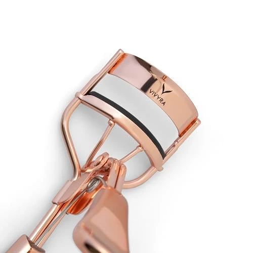 Vivyra Eyelash Curler Long Lasting Lash Lift Gentle No Pinch Curling Tool Ergonomic Grip Fits All Eye Shapes Stainless Steel Lash Curler For